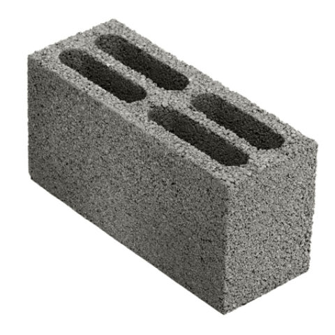 Block unloaded 25 * 20 * 40 cm